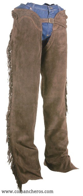 Classic fringed Chaps made from softest suede