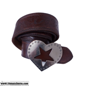 Belt with Heart-Star Buckle CT94