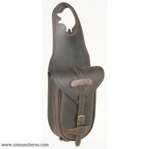 Leather pommel bag