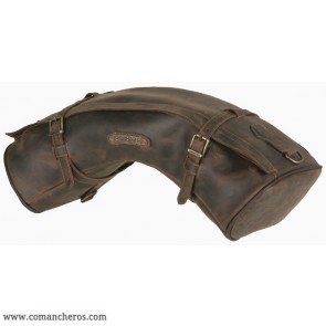 Medium banana saddlebag in leather