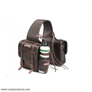 Medium saddlebag with bottle holder