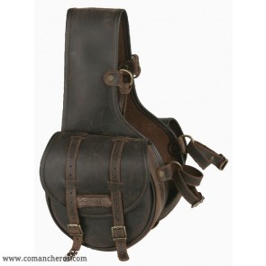 Rear saddlebags for western saddle