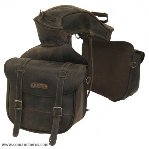 Rear saddlebags with pouch