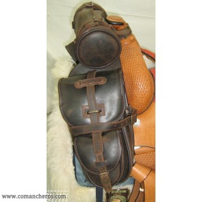 Trekking saddlebags with roll